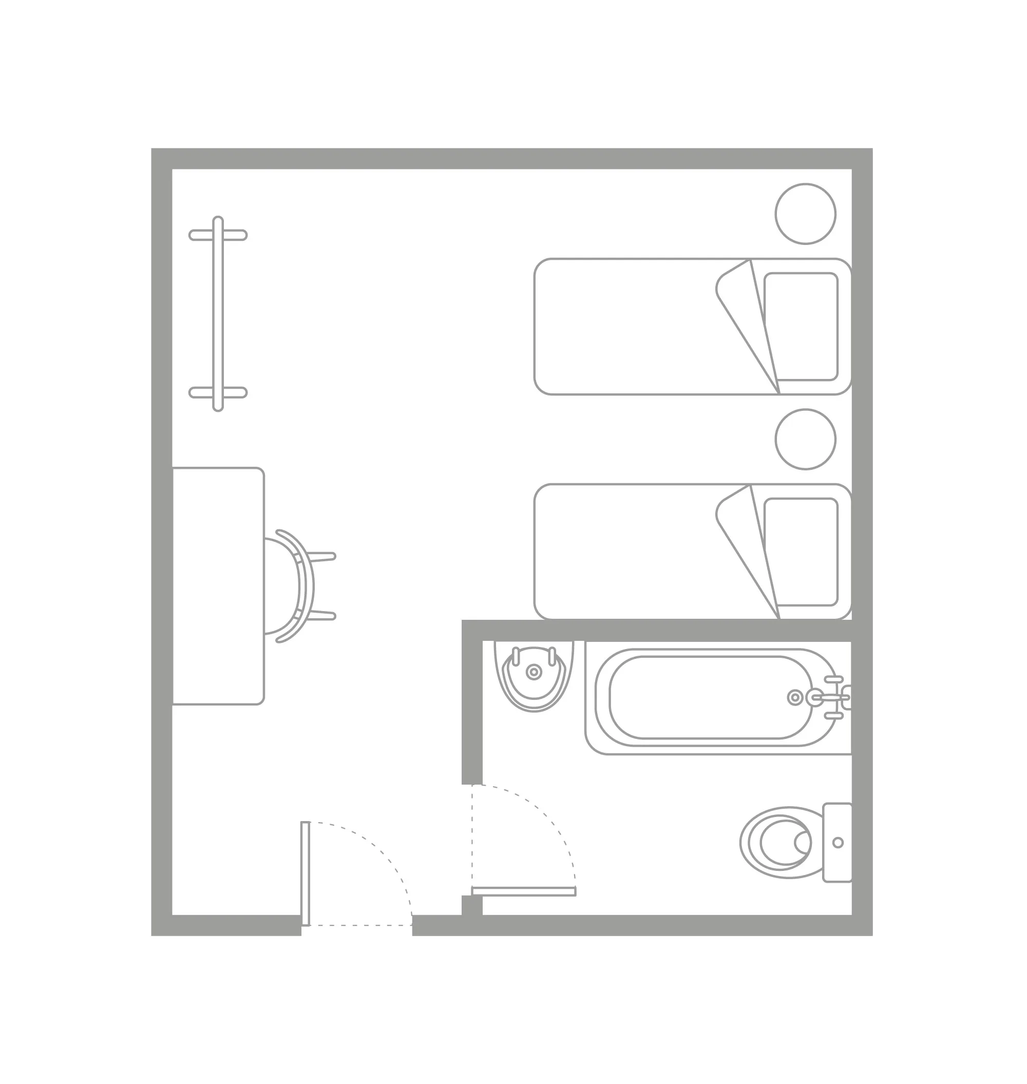 Cosy King Room Plan