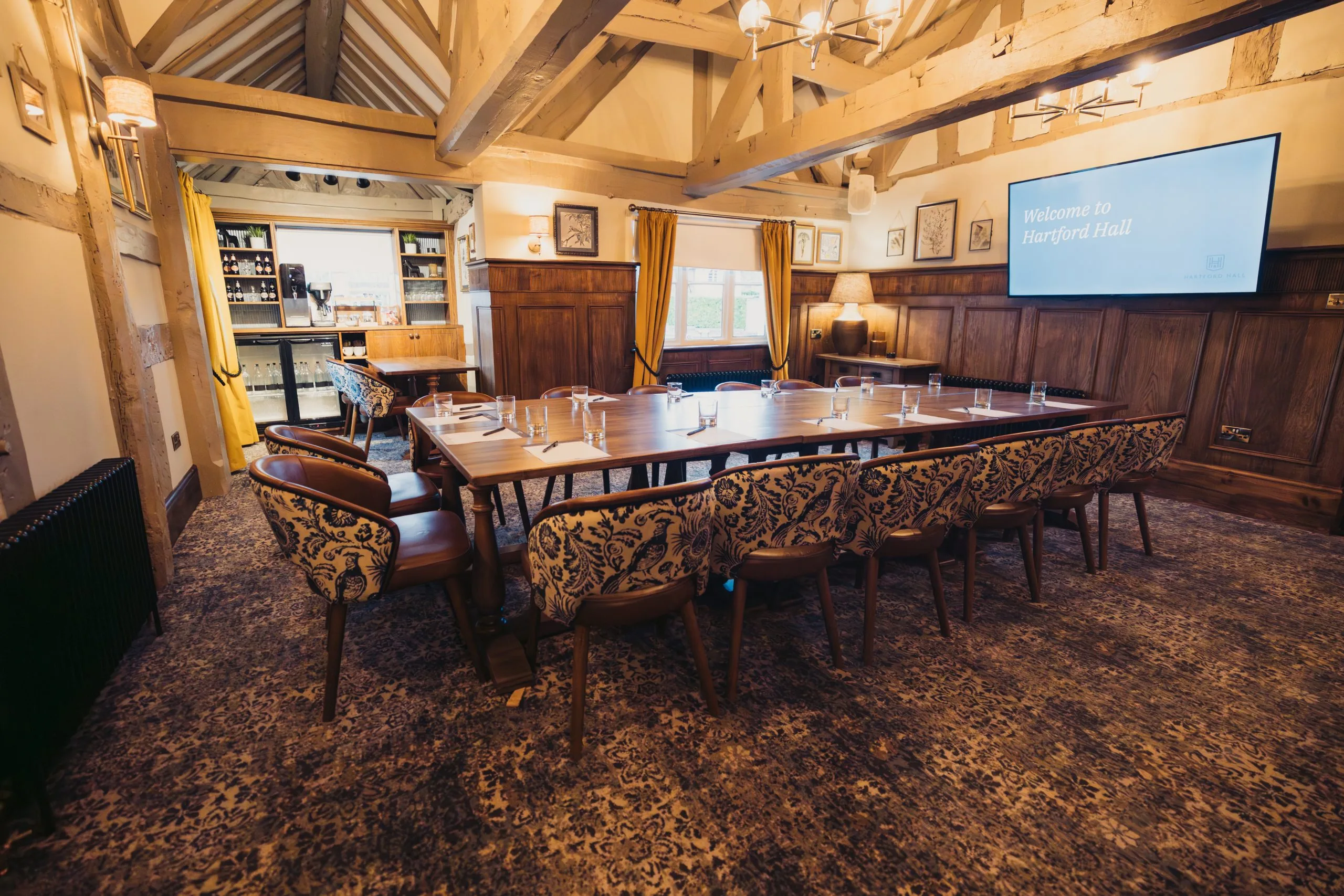 Hartford Hall's function room
