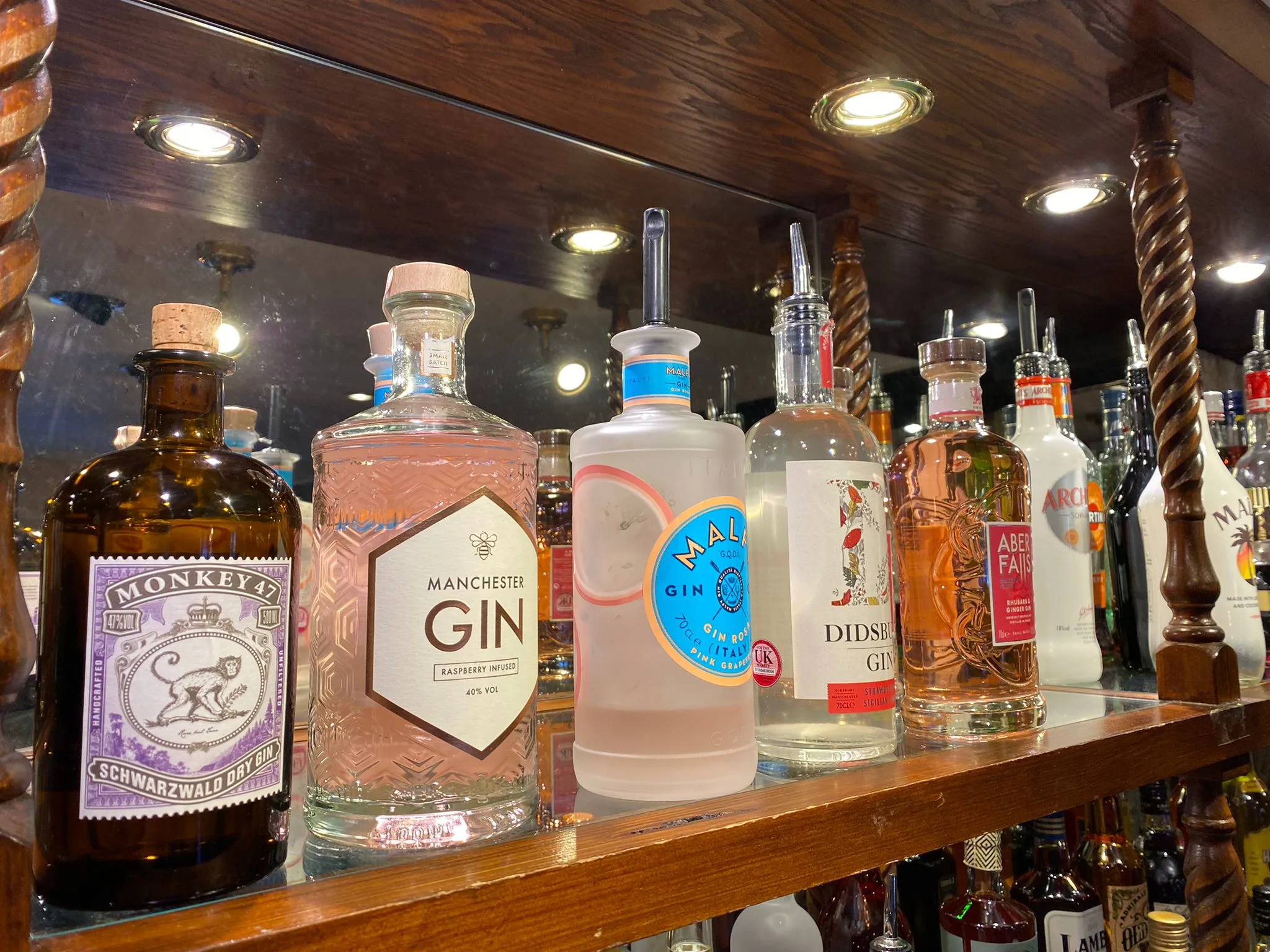 Various alcohol selection