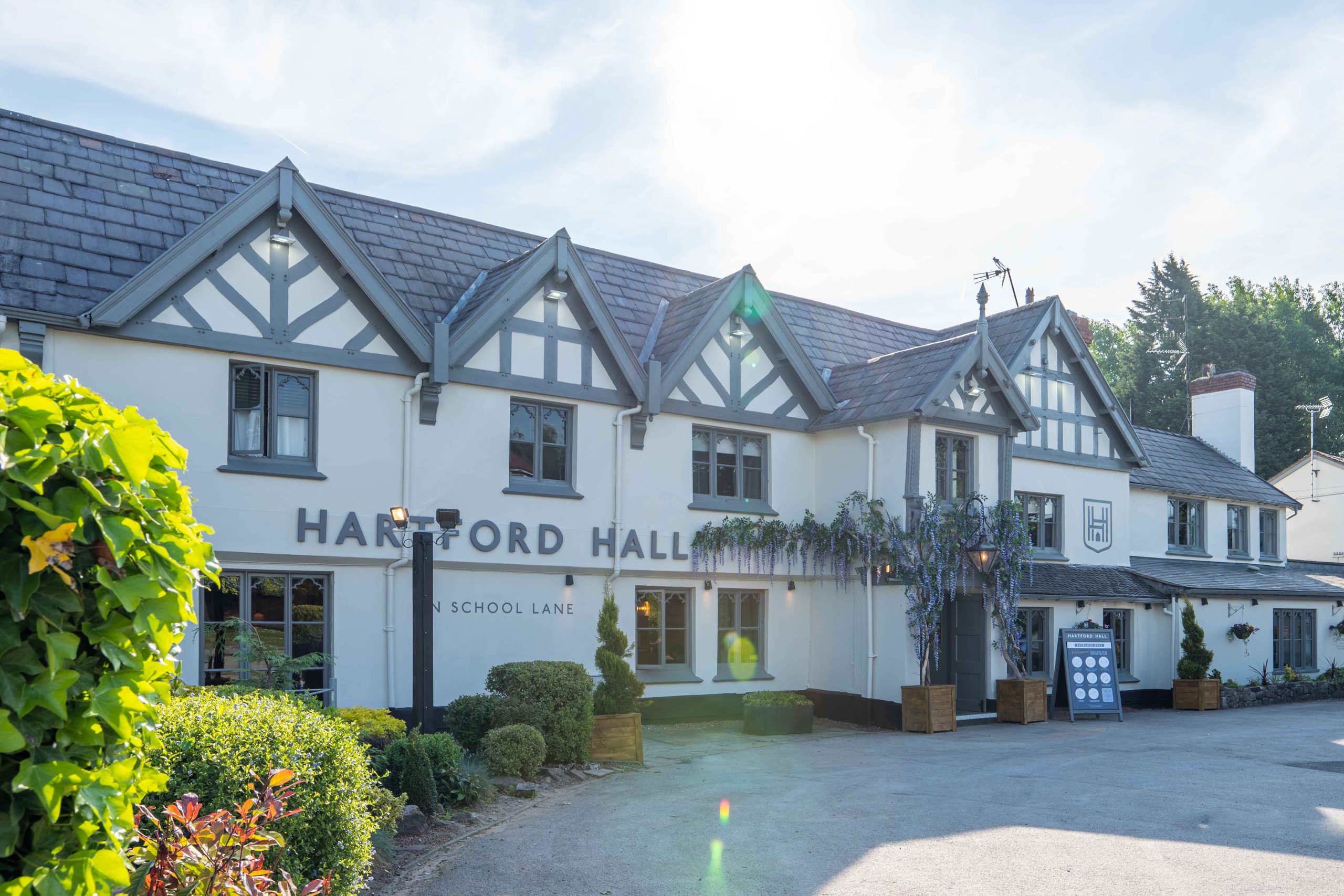 Grade II listed building pub in Hartford, Cheshire - Hartford Hall On ...